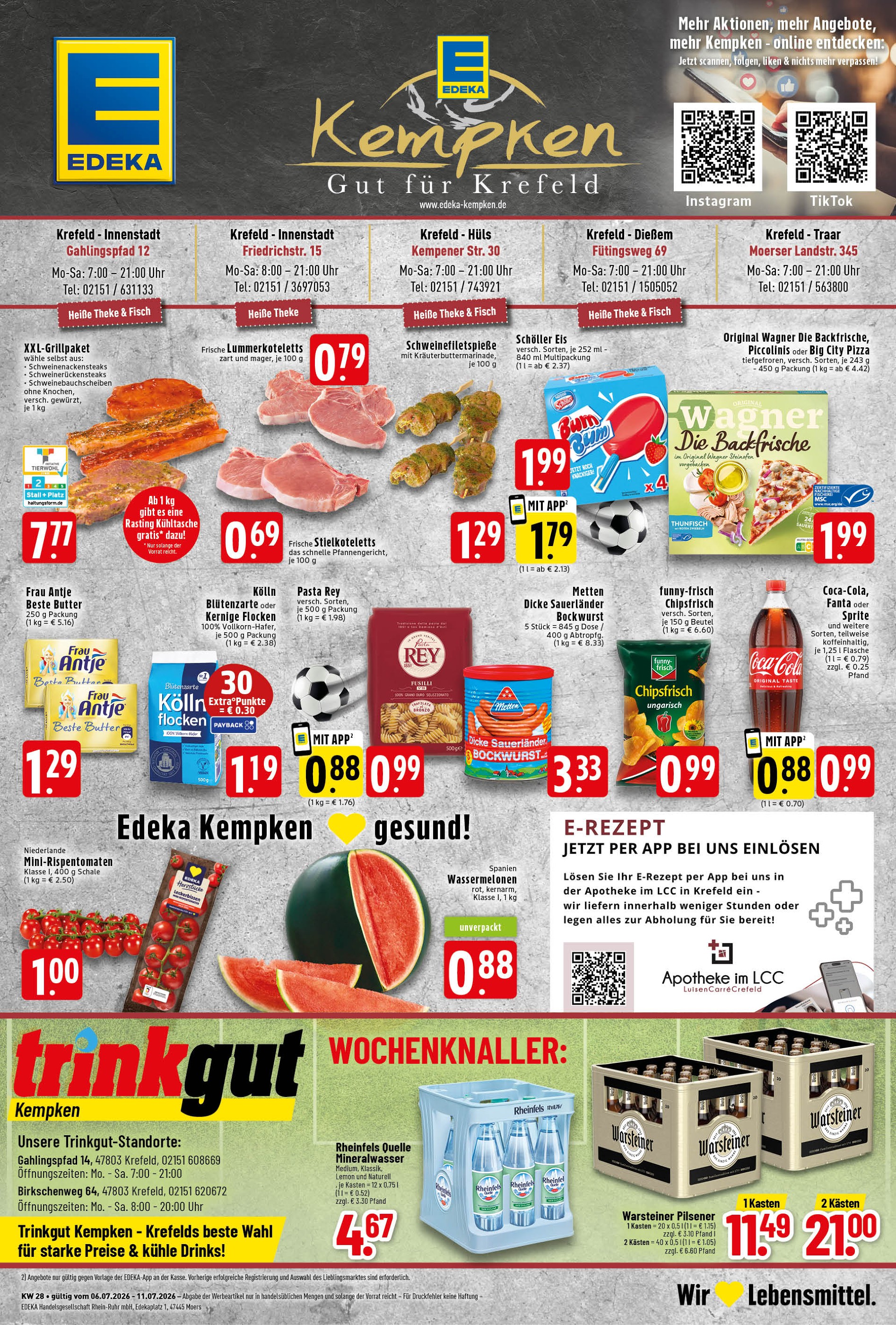 EDEKA Prospekt mit 8 Seiten